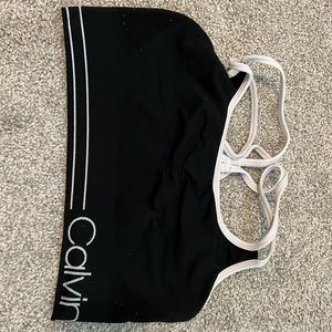 Black Calvin Klein Sportsbra
